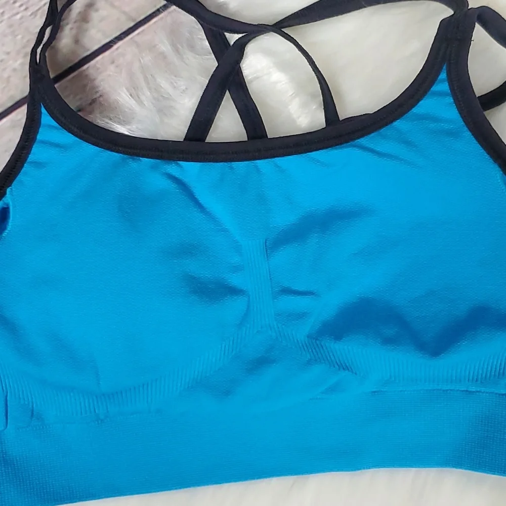 🌺C9 by Champion Strappy Racerback Blue Sports Bra